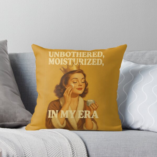 Item preview, Unbothered Moisturized In My Era – Retro Skincare Queen Self-Care Art designed and sold by Rest Babe.