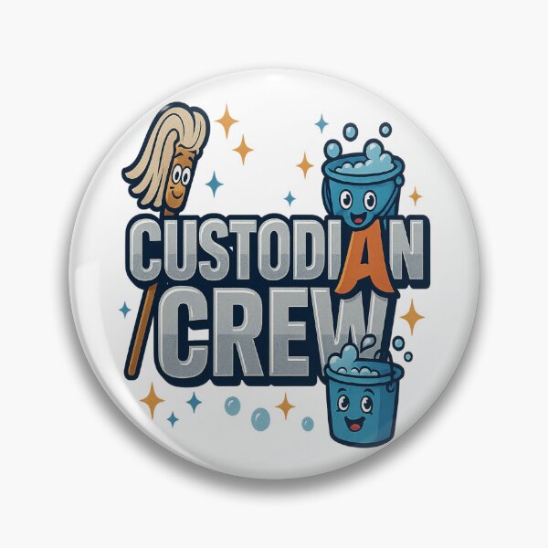 Item preview, Custodian Crew – Back to School Heroes  designed and sold by Rajasekar.