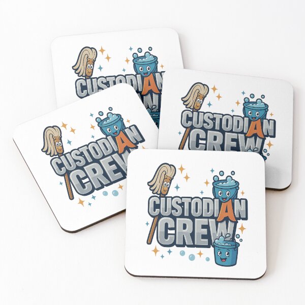Item preview, Custodian Crew – Back to School Heroes  designed and sold by Rajasekar.