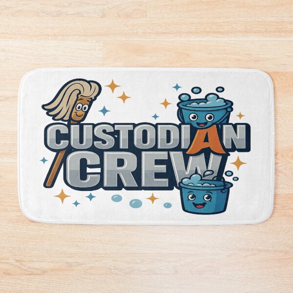 Item preview, Custodian Crew – Back to School Heroes  designed and sold by Rajasekar.