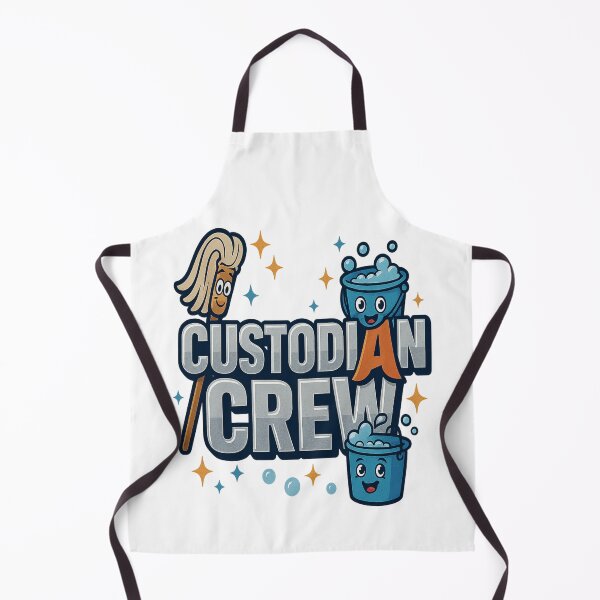 Item preview, Custodian Crew – Back to School Heroes designed and sold by Rajasekar.
