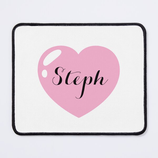 Item preview, Steph Name with pink Heart  designed and sold by Monika Howarth.