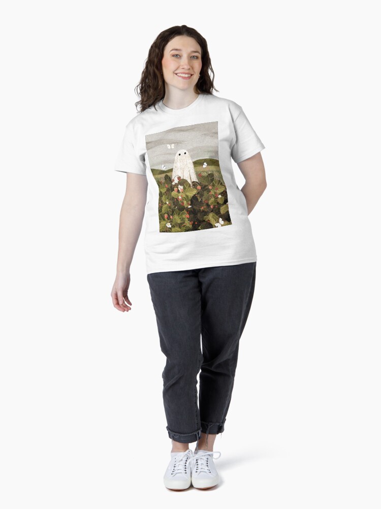 Thumbnail 4 of 7, Classic T-Shirt, Strawberry Fields designed and sold by katherineblower.