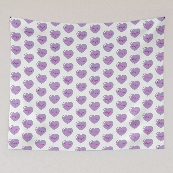 Item preview, Steph Name with purple Heart  designed and sold by Monika Howarth.