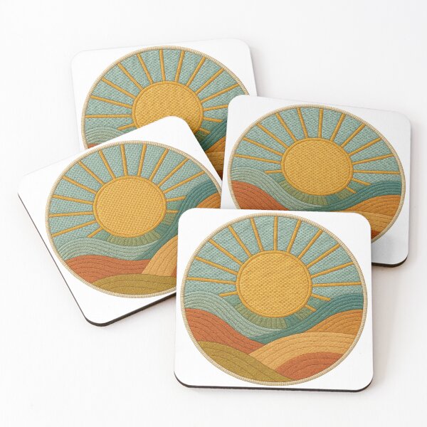 Item preview, Soft Mornings – Digital Embroidery Nature Art designed and sold by Vibe Check Central.