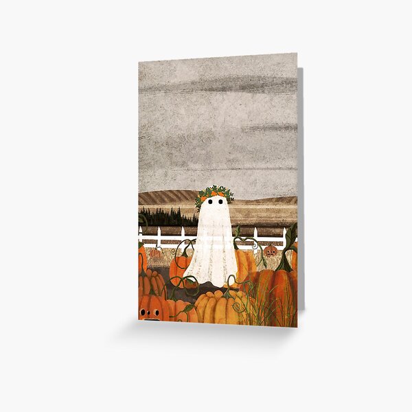 Item preview, There's a Ghost in the Pumpkins Patch Again... designed and sold by katherineblower.