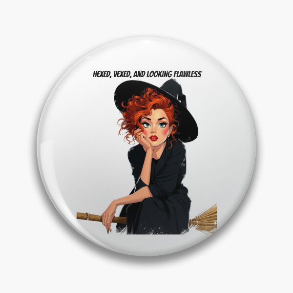Item preview, Witch With Attitude, Ms Sass Looking Flawless designed and sold by QuirkyChicArts.