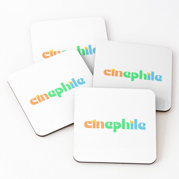 Item preview, Cinephile Colorful Typography designed and sold by AMCshoppingg.