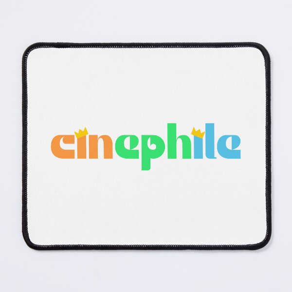 Item preview, Cinephile Colorful Typography designed and sold by AMCshoppingg.