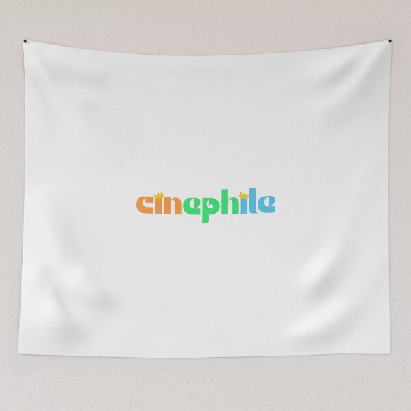 Item preview, Cinephile Colorful Typography designed and sold by AMCshoppingg.
