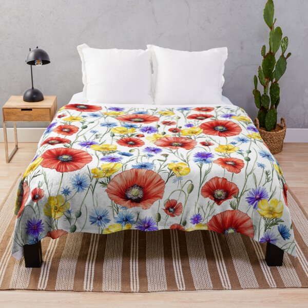 Item preview, Summer Field Flowers Surface Pattern Design designed and sold by Tina Veenstra.