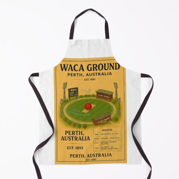 Item preview, WACA Ground – Ashes 2006 Cricket Poster | Australia v England | Gilchrist 102 designed and sold by WhisperFrame.