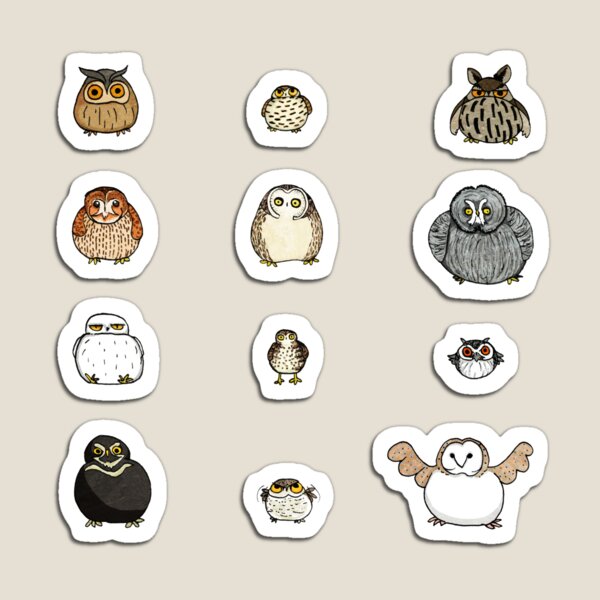 Item preview, Chubby Owls designed and sold by katherineblower.