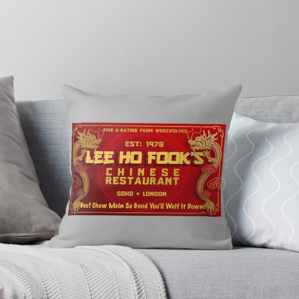 Item preview,  Lee Ho Fook's Chinese Restaurant Werewolves of London Sticker T-Shirt 01 designed and sold by OuterShellUK.
