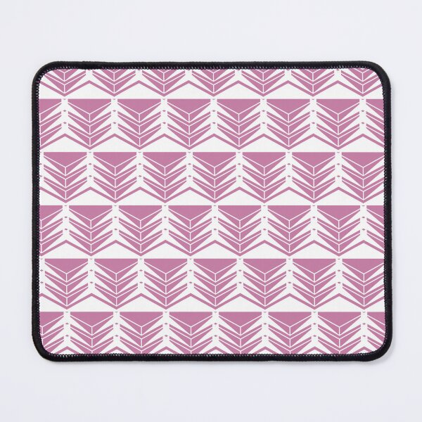 Item preview, geometric patterns in various shades of pink and white are arranged in two rows. designed and sold by CreativebyTKK.