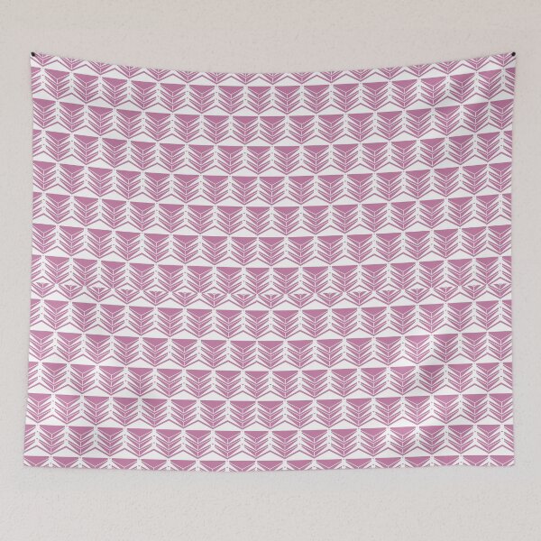 Item preview, geometric patterns in various shades of pink and white are arranged in two rows. designed and sold by CreativebyTKK.