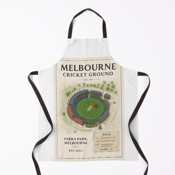 Item preview, Melbourne Cricket Ground – Illustrated Stadium Map | Est. 1853 designed and sold by WhisperFrame.