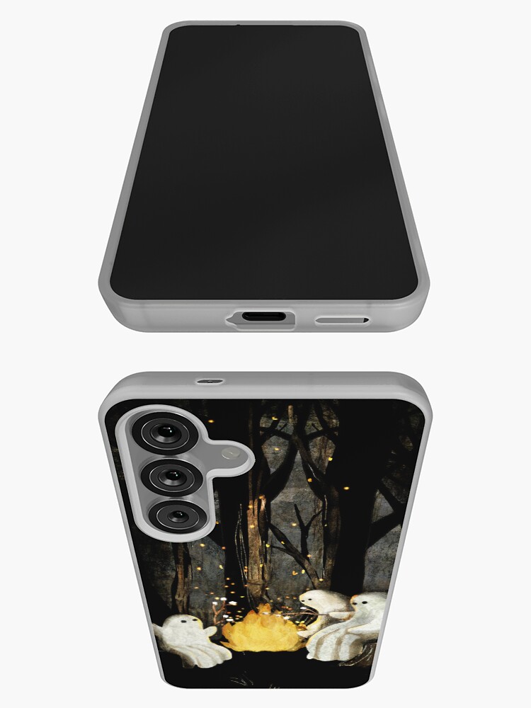 Thumbnail 3 of 4, Samsung Galaxy Phone Case, Marshmallows and ghost stories designed and sold by katherineblower.