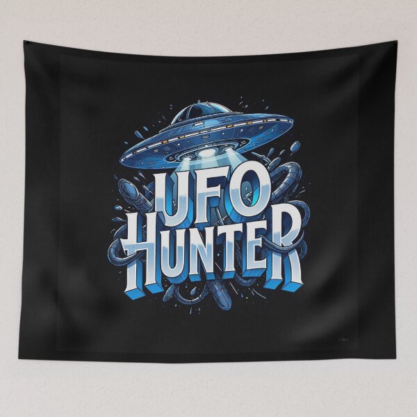 Item preview, UFO Hunter design designed and sold by Vintage Designs +.