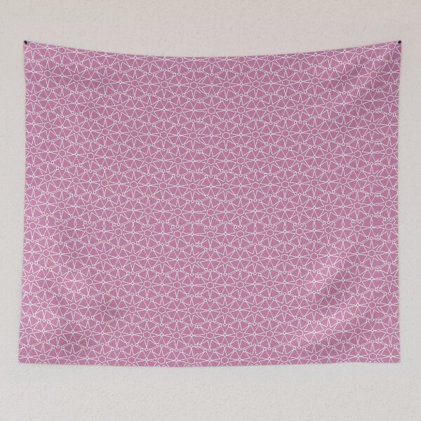 Item preview, geometric patterns in various shades of pink and white are arranged in two rows. designed and sold by CreativebyTKK.