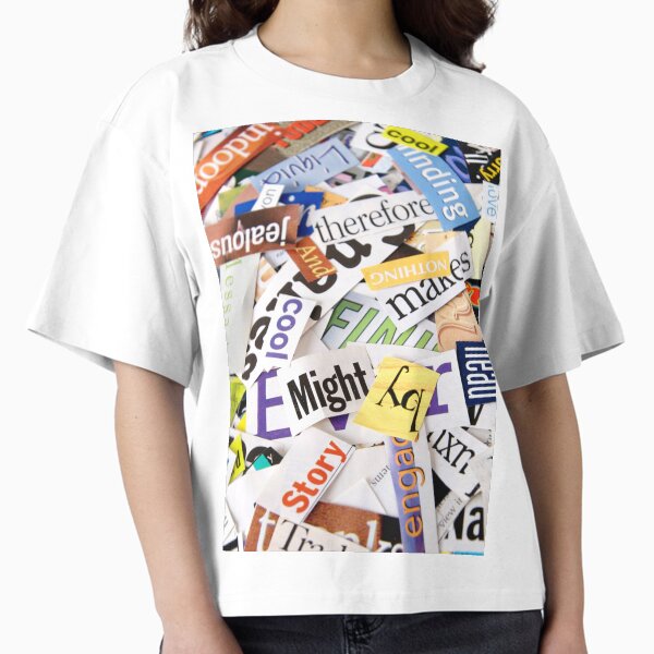 Vista previa del artículo con la obra «Arte de letras de revistas», diseñado y vendido por ShopTwentyFour.