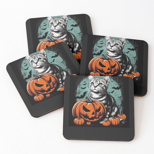 Item preview, My Cat waiting on Halloween Domestic Shorthair  designed and sold by LLdreams.