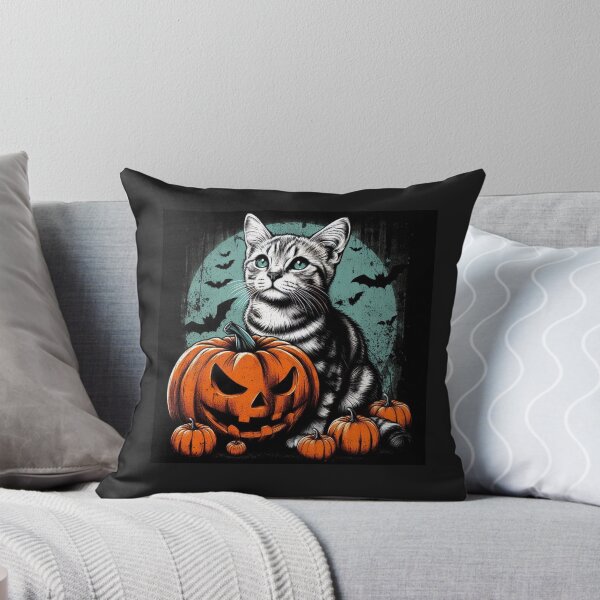 Item preview, My Cat waiting on Halloween Domestic Shorthair  designed and sold by LLdreams.