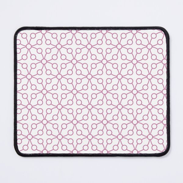 Item preview, geometric patterns in various shades of pink and white are arranged in two rows. designed and sold by CreativebyTKK.