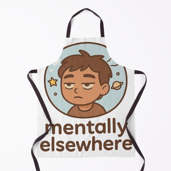 Item preview, Mentally Elsewhere – Cute Cartoon Mood Design designed and sold by matari63.