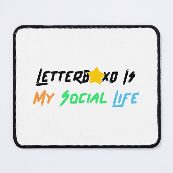 Item preview, Letterboxd is my social life - Colorful Typography designed and sold by AMCshoppingg.