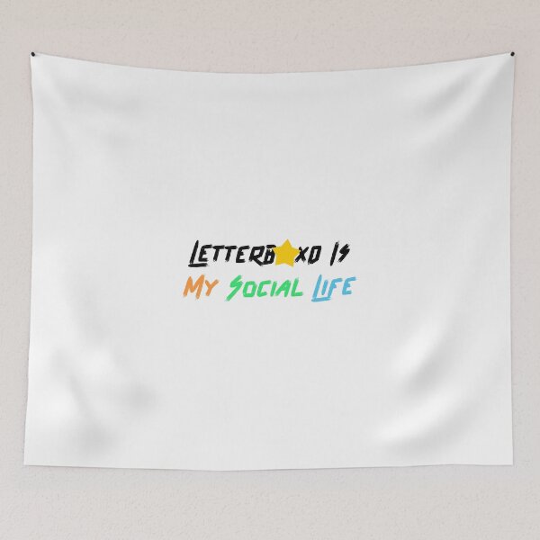 Item preview, Letterboxd is my social life - Colorful Typography designed and sold by AMCshoppingg.