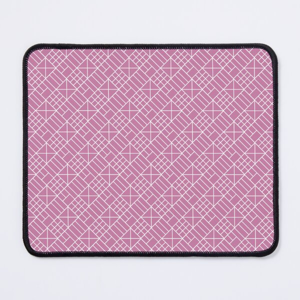 Item preview, geometric patterns in various shades of pink and white are arranged in two rows. designed and sold by CreativebyTKK.