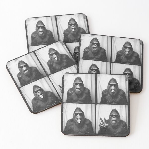 Item preview, Bigfoot Or Sasquatch In A Photobooth designed and sold by H G  Designs.