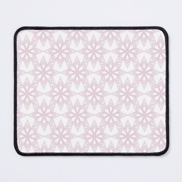Item preview, geometric patterns in various shades of pink and white are arranged in two rows. designed and sold by CreativebyTKK.