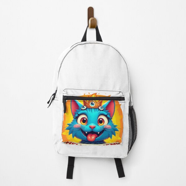 Item preview, K-Pop Cat – Hello Friend (Cute Blue Kitty Design) designed and sold by ArtByRahim.
