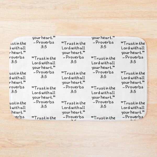 Item preview, Trust in the Lord – Proverbs 3:5 Bible Verse Typography designed and sold by astersgraphics.