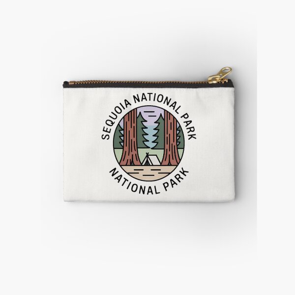 Item preview, Sequoia National Park Minimalist Line Art Badge Sticker designed and sold by Horizon Tales.