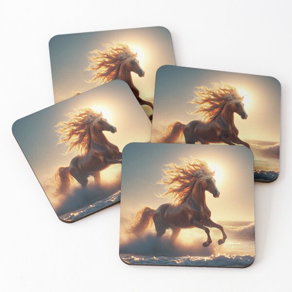 Item preview, Horse running at the beach  designed and sold by Dogandesighn.