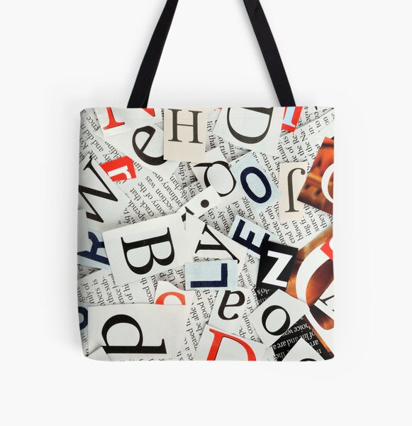 Vista previa del artículo con la obra «Arte de letras de revistas», diseñado y vendido por ShopTwentyFour.