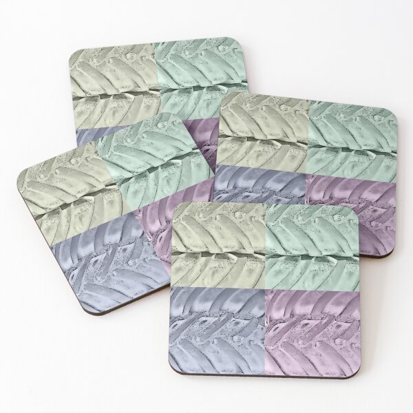Item preview, Tire print pattern in 4 pastel colors designed and sold by AnnabellaRh.
