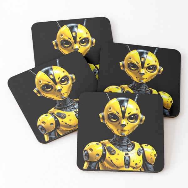 Item preview, Yellow Android Comic Book Sci-Fi designed and sold by Static-Fractal.