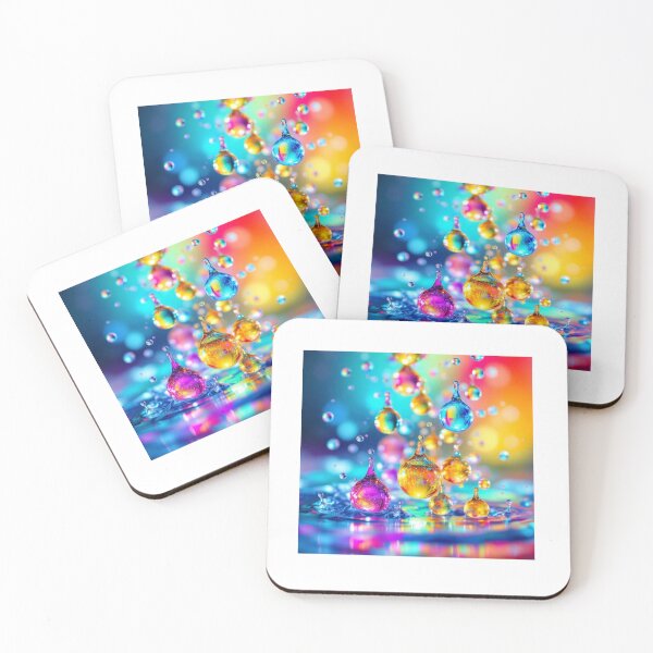Item preview, RAINBOW WATER SPHERES IMAGE designed and sold by Catalina Kate.