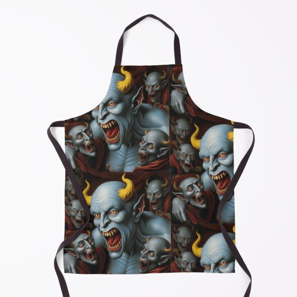 Item preview, Medieval Depiction of a Hell Demon creature designed and sold by Vintage Designs +.