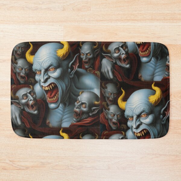 Item preview, Medieval Depiction of a Hell Demon creature designed and sold by Vintage Designs +.