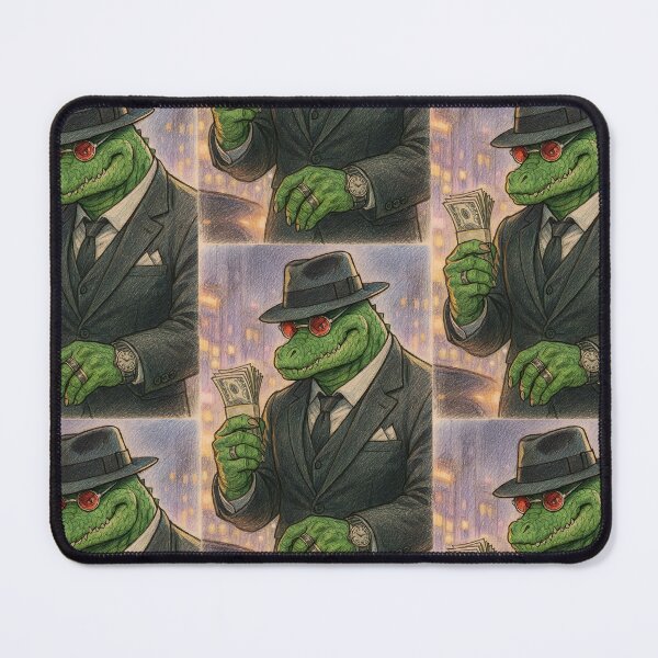 Item preview, Mafia Boss Crocodile Pencil Sketch designed and sold by tarotstarostina.