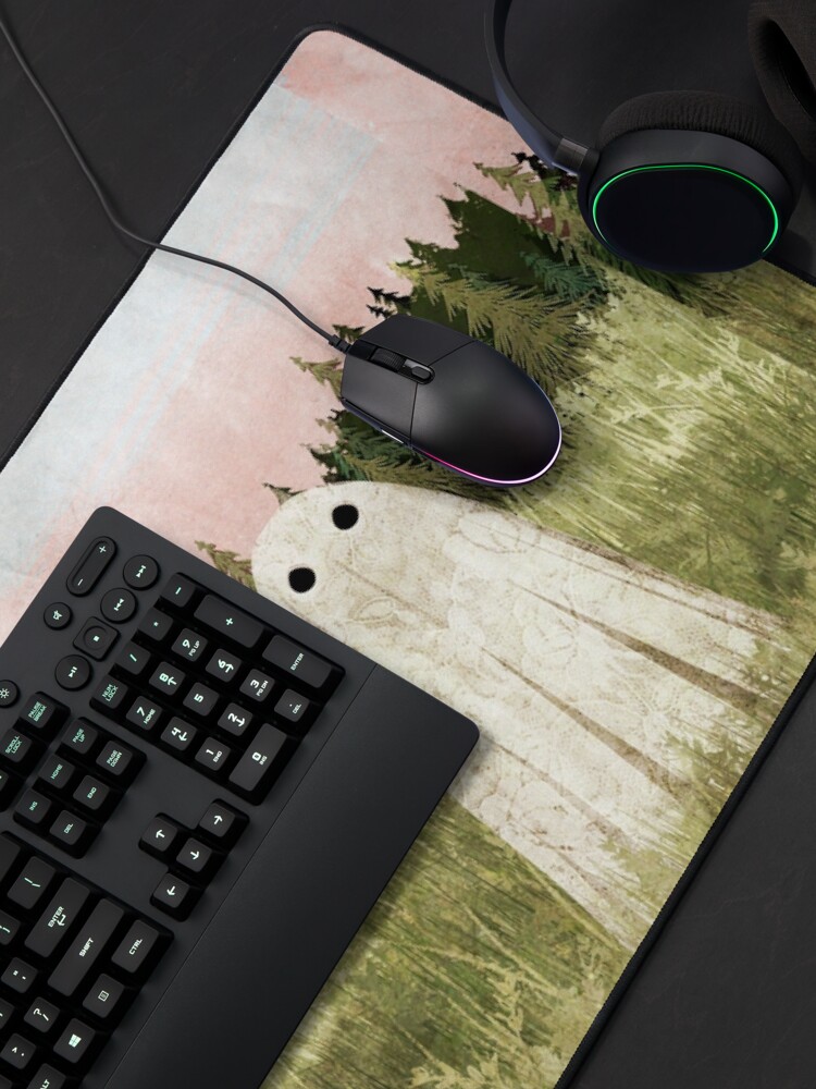 Thumbnail 4 of 5, Mouse Pad, Cotton candy skies designed and sold by katherineblower.
