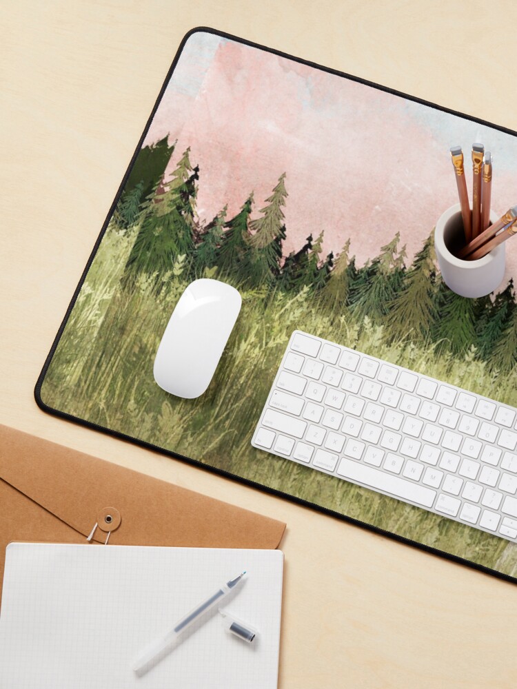 Thumbnail 3 of 5, Mouse Pad, Cotton candy skies designed and sold by katherineblower.
