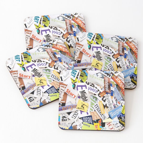 Item preview, Magazine letters art designed and sold by ShopTwentyFour.