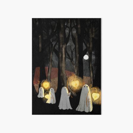 Vista previa del artículo con la obra «Desfile de fantasmas», diseñado y vendido por katherineblower.
