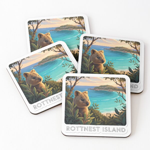 Item preview, The Basin, Rottnest: A Serene Turquoise Seascape designed and sold by Digital Dreams Arts.